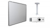 Интерактивная доска Exell EWB7740  с проектором EXD101W и креплением DSM-14Kw