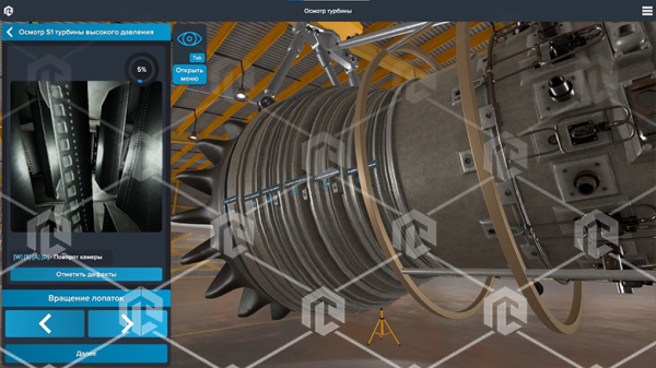 Учебно-демонстрационный комплекс «Интерактивный цифровой двойник ГТД с действующим макетом и датчиками»