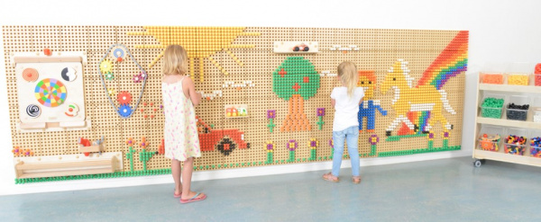 Стационарная система (панель-основание) Masterkidz STEM WALL