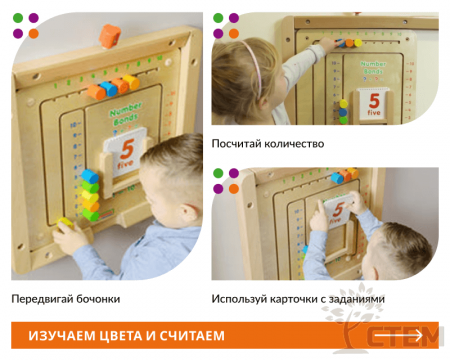Панель "Счет 1-10"