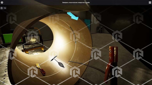 VR Процедурный тренажер «Изучение технологии сварочного производства» К3