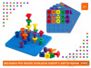 Мозаика Peg Board большая. Набор с карточками заданий