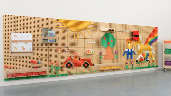 Стационарная система (панель-основание) Masterkidz STEM WALL