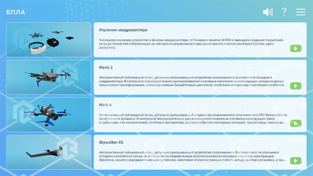 Интерактивное наглядное 3D пособие «Познание: БПЛА»